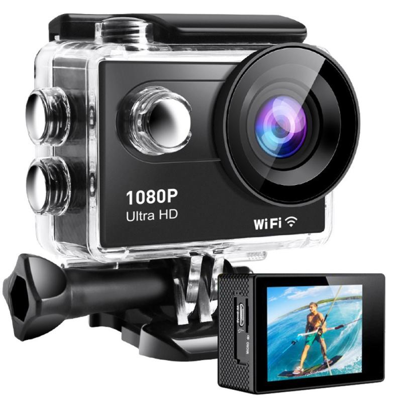 1080P Ultra HD Action Camera with 2.0in LCD Screen 12MP 30m Waterproof Anti-shaking 120°Wide Angle with Waterproof Case Adapters  |   Sports & Action Camera Cameras & Camcorders Sports & Action Camera