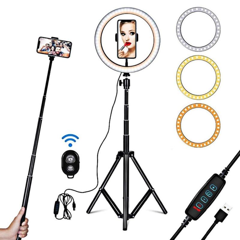 10inch/26cm Fill Light Ring Light Supplementary Light LED Light Folding Fill Light with Tripod Stand Remote Shutter  |   LED Ring Fill Light LED Ring Fill Light LED Ring Fill Light