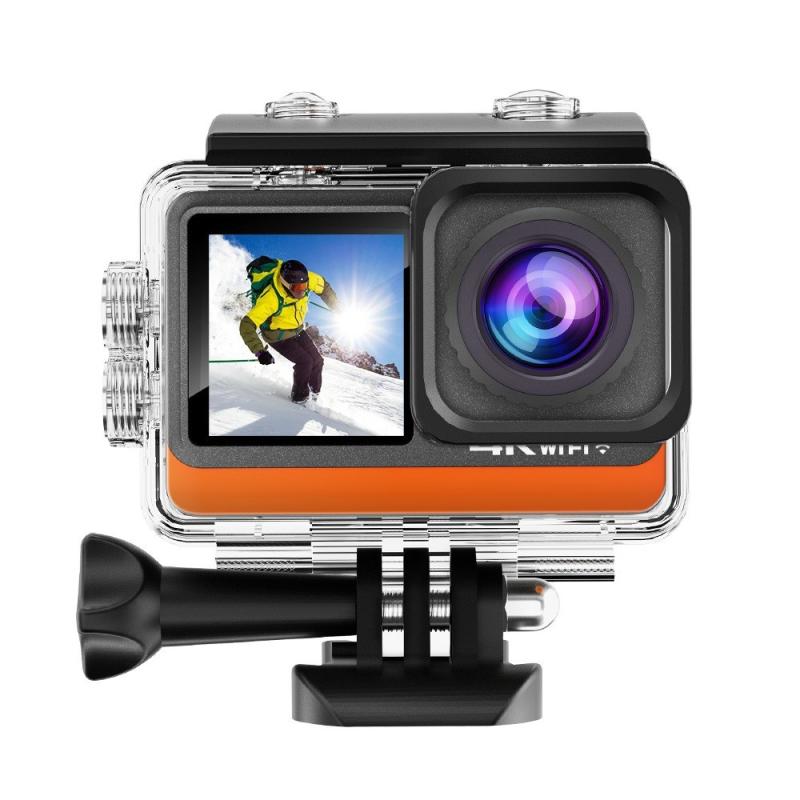 4K Action Camera HD 24MP Waterproof Anti-shaking with 2.0in Touch Control Screen Dual Screen 170°Wide Angle Support Live Streaming with UV Filter Waterproof Case Adapters  |   Sports & Action Camera Cameras & Camcorders Sports & Action Camera