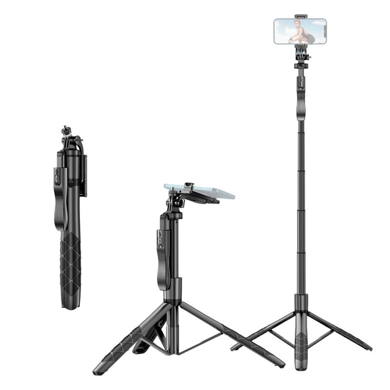 60 Inch Multi Function Selfie Stick Desktop Tripod with 6 Section Telescoping Rod  |   Self Portrait Stick Self Portrait Stick Self Portrait Stick