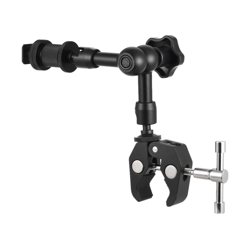 7inch Friction Arm Super Clamp Mount Adjustable Articulating Arm Plier Clip for Field Monitor LED Light Flash Microphone  |   Others Other Camera Accessories Others