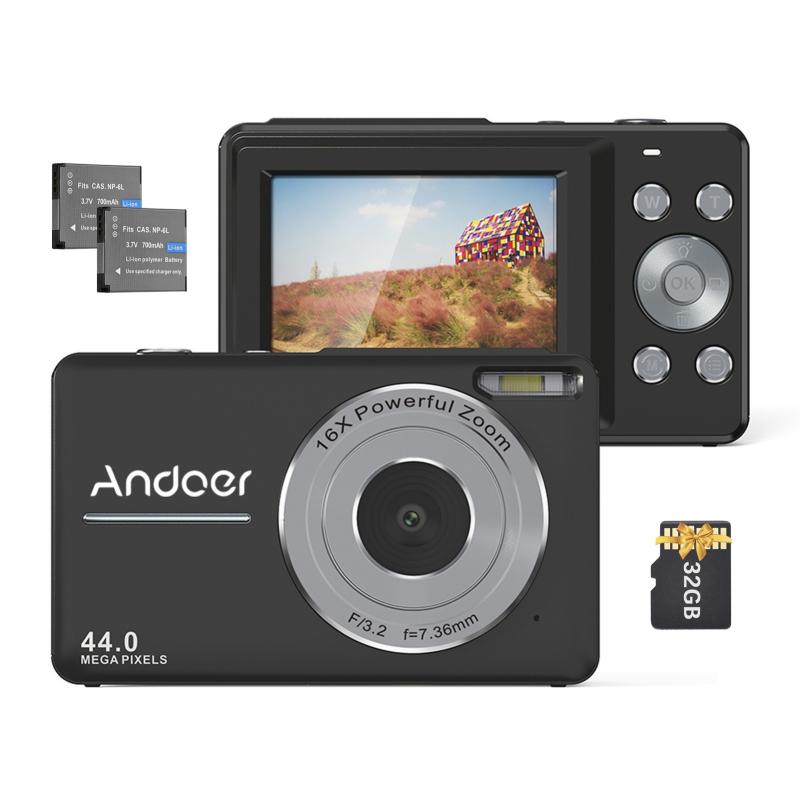 Andoer 1080P Digital Camera Video Camcorder 44MP Auto Focus 2.5 IPS Screen 16X Digital Zoom  |   Digital Camera Cameras & Camcorders Digital Camera