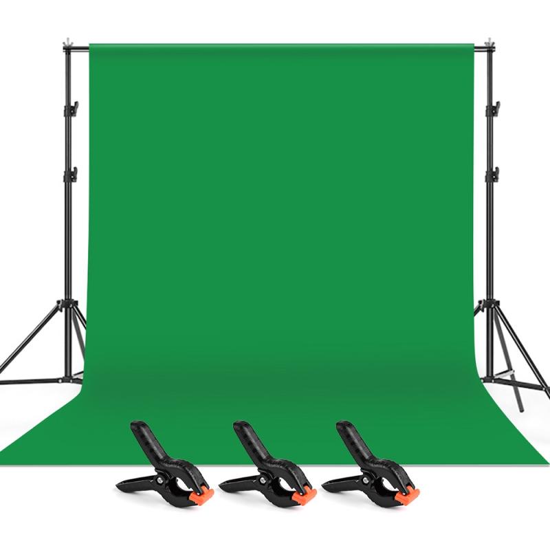 Andoer 2 * 3m/6.6 * 10ft Studio Photography Green Screen Backdrop Background Washable Polyester-Cotton Fabric  |   Photography Backdrop Background Photography Backdrop Background Photography Backdrop Background