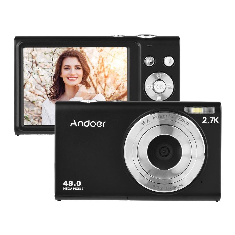 Andoer 2.7K Digital Camera Compact Video Camcorder  |   Digital Camera Cameras & Camcorders Digital Camera