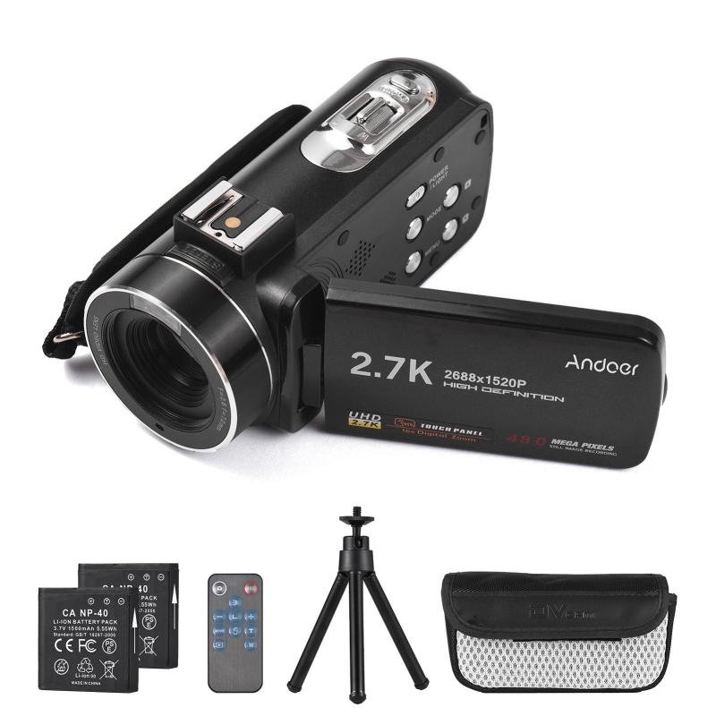 Andoer 2.7K Digital Video Camera Camcorder DV Recorder 48MP 16X Digital Zoom 3.0 Inch IPS Touch Panel  |   Digital Camera Cameras & Camcorders Digital Camera