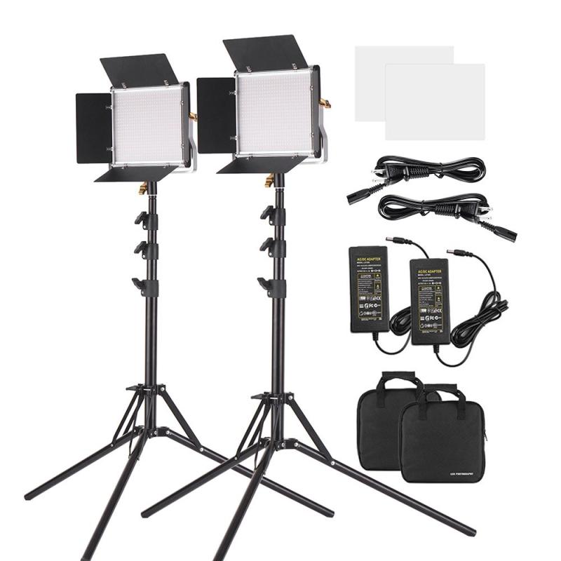 Andoer 2 Packs LED Video Light and 78.7 Inches Stand Lighting Kit  |   Other LED Light Accessories LED Video Lighting & Accessories Other LED Light Accessories