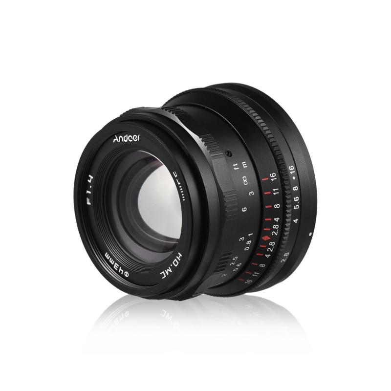 Andoer 35mm Fixed Focus Camera Lens Full Frame Camera Prime Lens F1.4 Large Aperture Manual Focus(E Mount)  |   Camera Lens Lenses & Filters Camera Lens