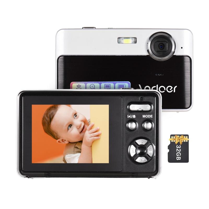 Andoer 4K Compact Digital Camera Video Camcorder 48MP 2.4 Inch IPS Screen with 32GB Memory Card  |   Digital Camera Cameras & Camcorders Digital Camera