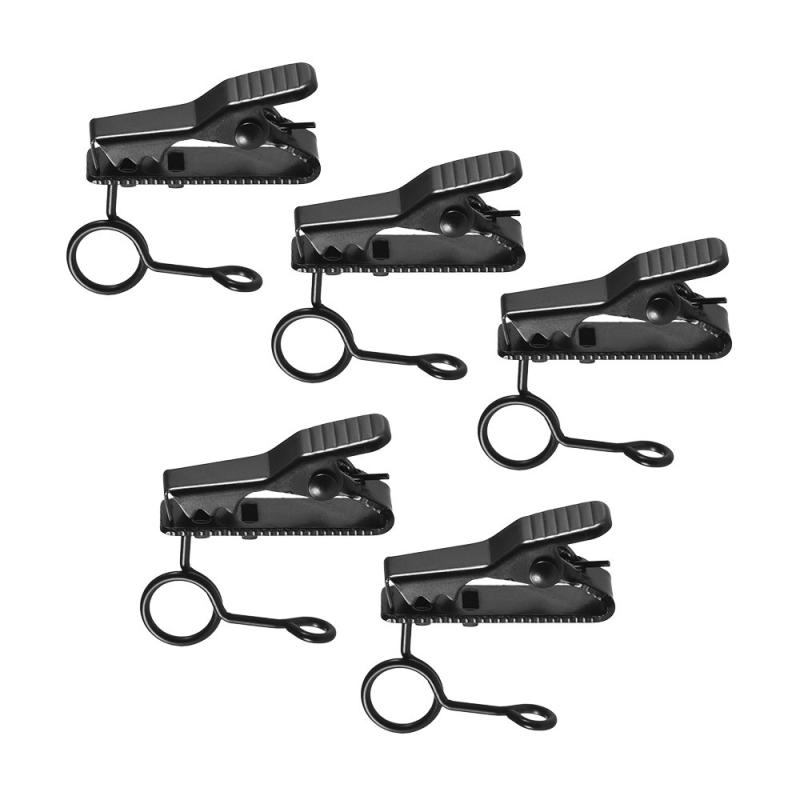 Andoer EY-J03 5pcs 6mm Wired Lapel Mic Microphone Tie Clip  |   Others Other Camera Accessories Others