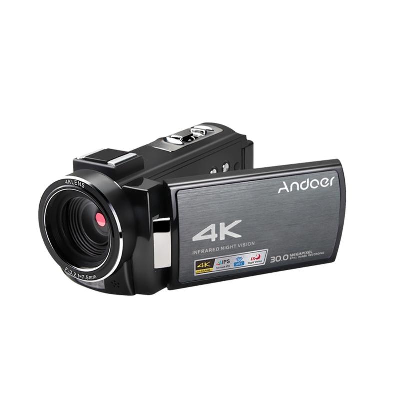 Andoer HDV-AE8 4K WiFi Digital Video Camera Camcorder DV Recorder  |   Video Camcorder Cameras & Camcorders Video Camcorder