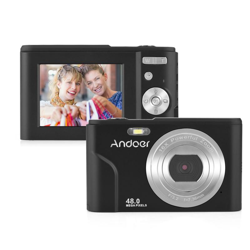 Andoer Portable Digital Camera 48MP 1080P 2.4inch IPS Screen  |   Digital Camera Cameras & Camcorders Digital Camera