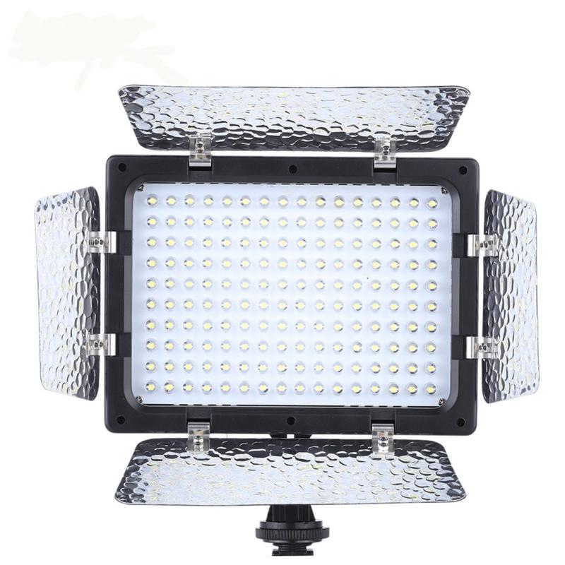 Andoer W160 Video Photography Light Lamp Panel 6000K 160 LEDs for DSLR Camera DV Camcorder  |   Professional Studio Strobe Flash Professional Studio Strobe Flash Professional Studio Strobe Flash