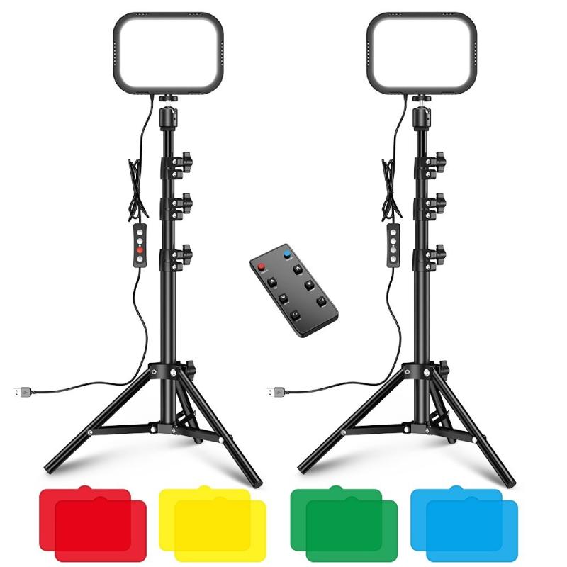 APEXEL APL-FL19 2-Pack USB LED Video Light Photography Fill Light  |   LED Panel Fill Light LED Panel Fill Light LED Panel Fill Light