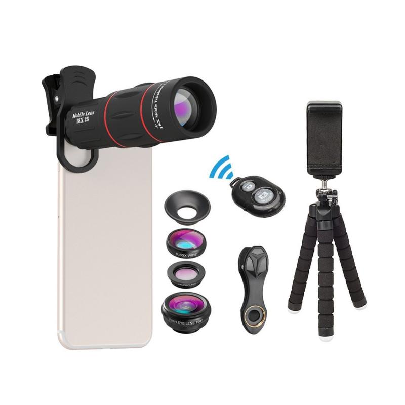 APEXEL APL-T18XBZJ5 Telephoto 4 in 1 Cellphone Lens Universal Kit  |   Other Lens Accessories Lenses & Filters Other Lens Accessories