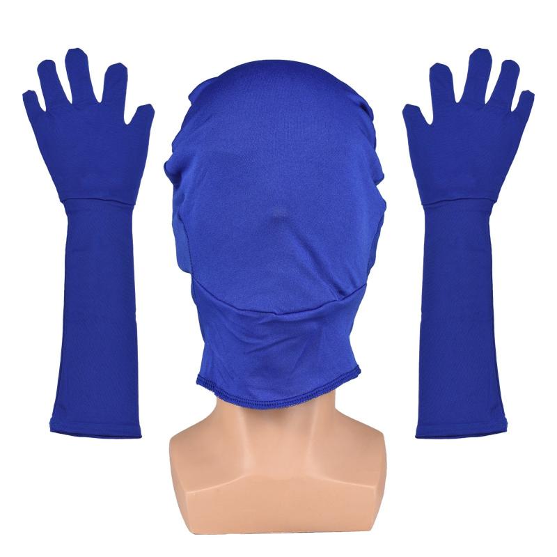 Blue Chroma Key Mask Gloves Chromakey Hood Glove Invisible Effects Background Chroma Keying Blue Gloves Mask for Blue Screen Photography Photo Video  |   Others Other Camera Accessories Others