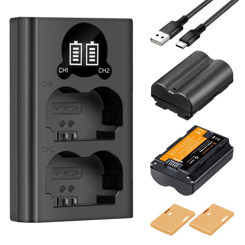 K&F CONCEPT Camera Battery and Charger Kit  |   Camera Battery & Charger Battery & Charger Accessories Camera Battery & Charger