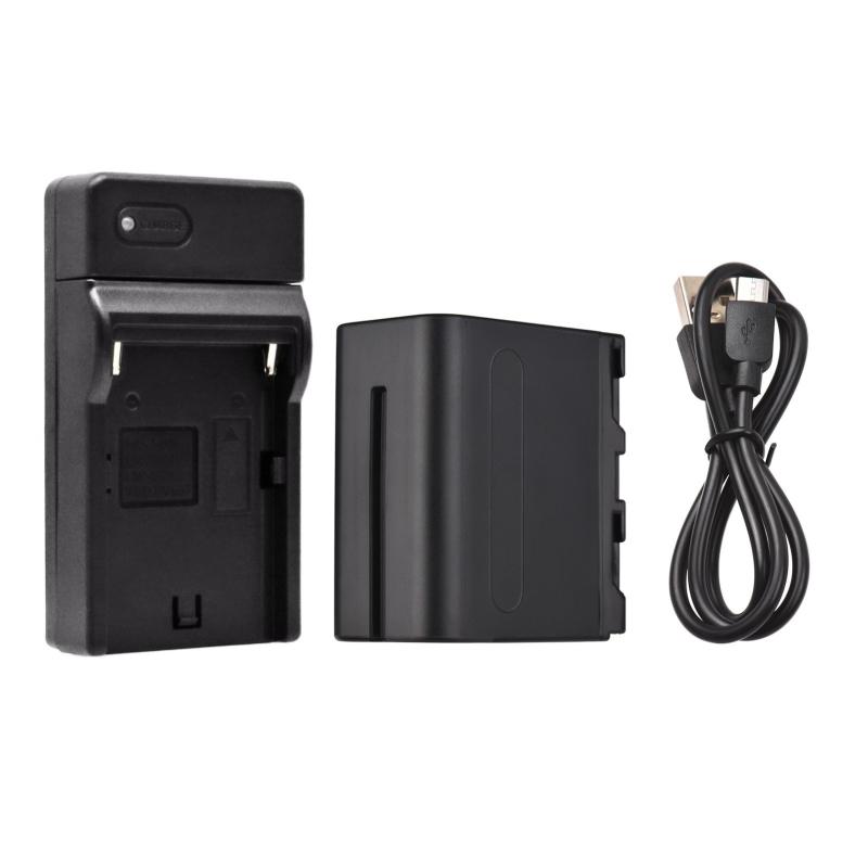 NP-F960/ NP-F970 Camera Battery and Charger Kit 1PC 7.2V 7800mAh Large Rechargeable Battery with USB Cable Replacement for SONY NP-F550 F570 F750 F770 F960 F970  |   Camera Battery & Charger Battery & Charger Accessories Camera Battery & Charger