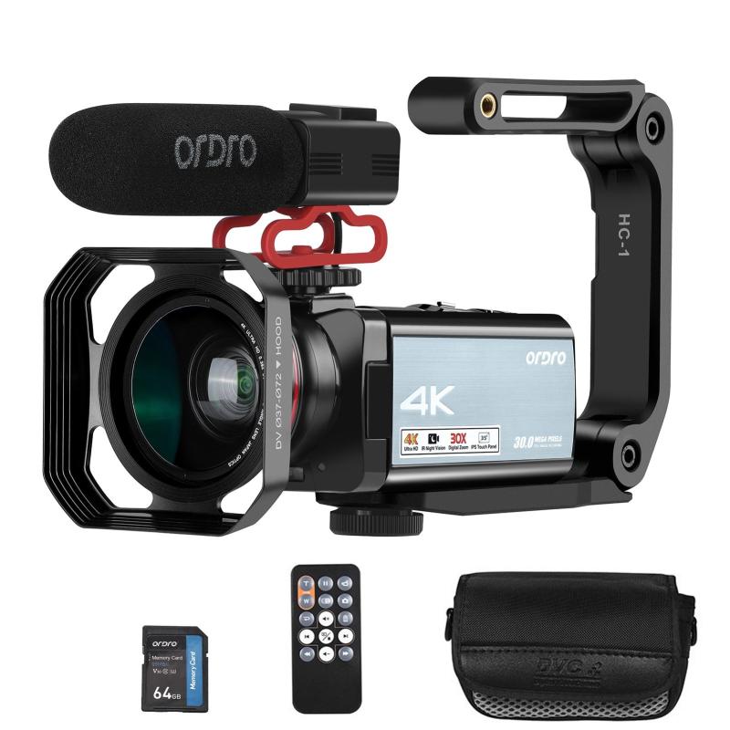 ORDRO HDR-AX10 4K Digital Video Camera WiFi Camcorder DV Recorder  |   Digital Camera Cameras & Camcorders Digital Camera