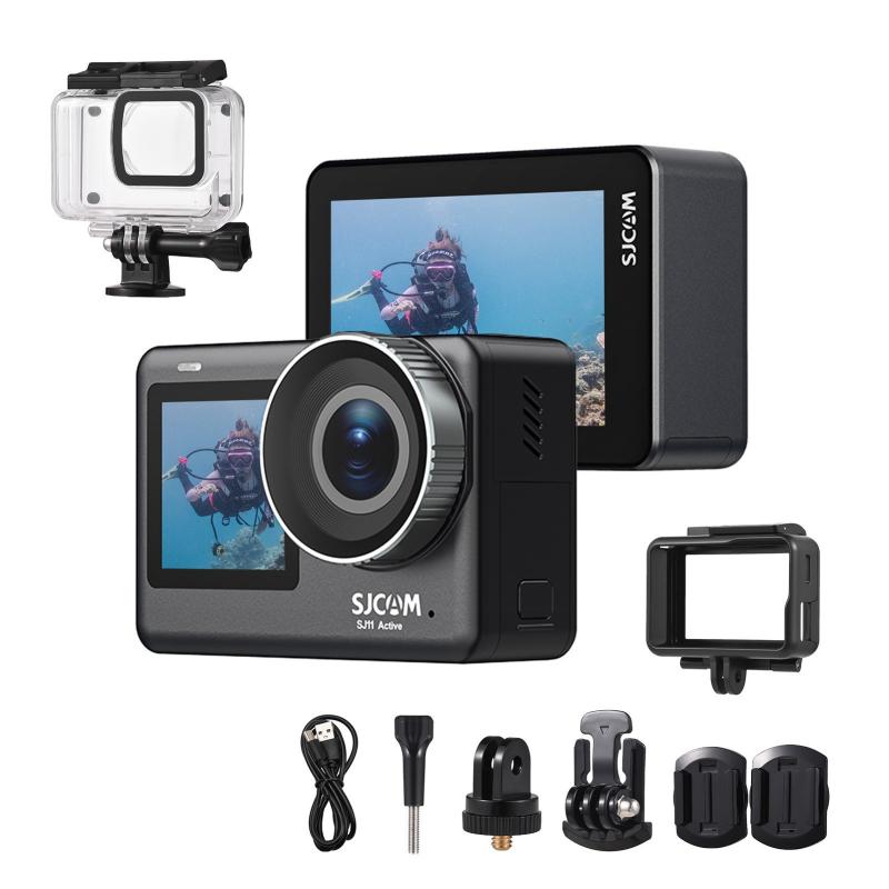 SJCAM SJ11 Active 4K 20MP Dual Touchscreen Action Camera  |   Sports & Action Camera Cameras & Camcorders Sports & Action Camera