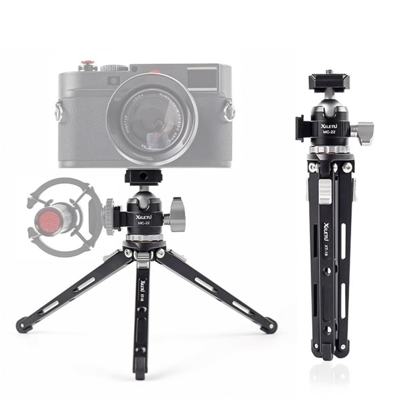 XILETU MC-22+XT-18 Multifunctional Mini Tripod Stand Desktop Tripod  |   Tabletop & Mini Tripod Tabletop & Mini Tripod Tabletop & Mini Tripod